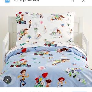 Pottery Barn Kids Toy Story Sheet Duvet Bedding set Toddler Size